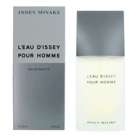 L'eau D'Issey Pour Homme by Issey Miyake, 4.2 oz Eau De Toilette Spray for Men