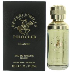 BHPC Classic by Beverly Hills Polo Club, 3.4 oz Eau De Toilette Spray for Men