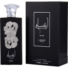 LATTAFA PRIDE ANSAAM SILVER by Lattafa EAU DE PARFUM SPRAY 3.4 OZ