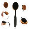 10-PCS Oval-Shaped Makeup Brush Set