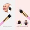 Travel Set Mini Makeup Brush Set of 10 (Pink Gold)