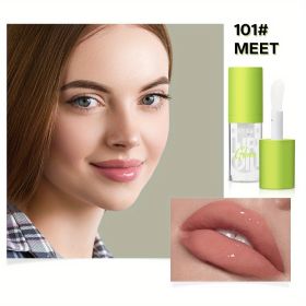 Color-changing Lipstick Jelly Lipstick Temperature-changing Lipstick Moisturizing Moisturizing Glossy Lipstick Lip Glaze Lip Primer (Color: #101)