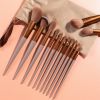 New 13Pcs Makeup Brush Set Makeup Concealer Brush Blush Loose Powder Brush Eye Shadow Highlighter Foundation Brush Beauty Tools