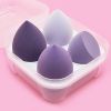 Different Sizes Makeup Sponge Dry&amp;Wet Use Cosmetic Puff Sponge maquiagem Foundation Powder Blush Beauty Tools with Storage Box